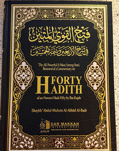 Forty hadith nawawi made - forty,